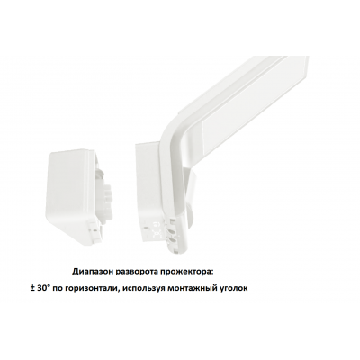 STEINEL Прожектор светодиодный XLED slim white STEINEL Прожектор светодиодный XLED slim white
