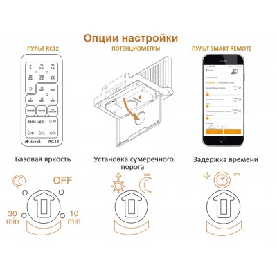 STEINEL Прожектор светодиодный XLED PRO ONE Plus S anthracite STEINEL Прожектор светодиодный XLED PRO ONE Plus S anthracite